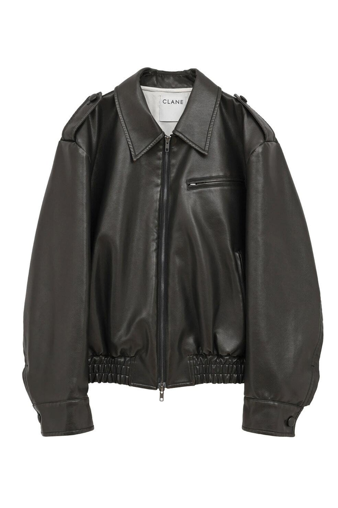 CLANE BULKY LINE SINGLE LEATHER JACKET