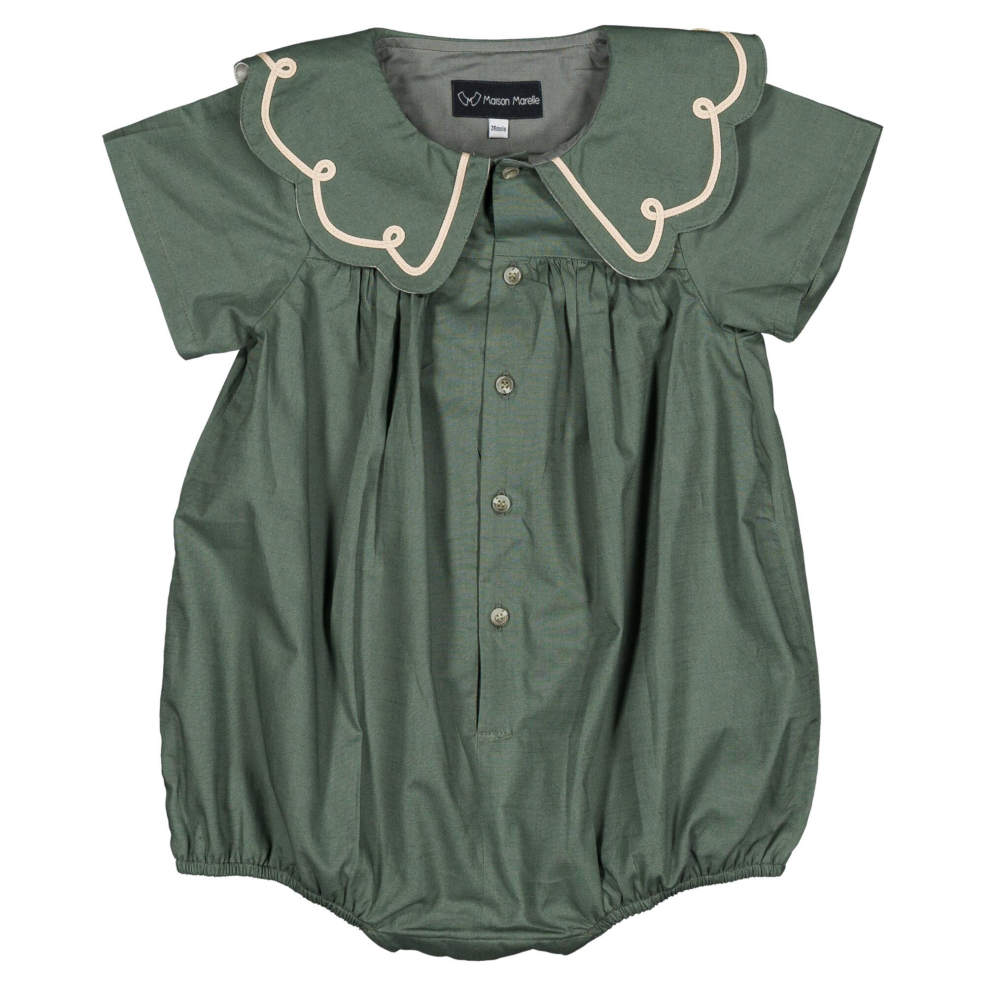 【予約・特典あり】Maison Marelle / Romper CARNOT- green
