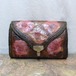 .RETRO FLORAL EMBOSSED LEATHER CLUTCH BAG/レトロ古着花柄型押しレザークラッチバッグ