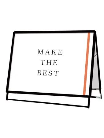 ポスターグリップスタンド看板 屋外用 A0横ロウ両面ブラック