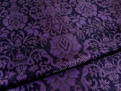 【受注商品】Rumi Rockきもの「シン・バーズアイ　更紗レース」パープル　[A795]