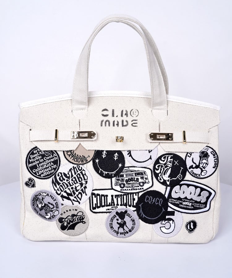 直営限定ITEM】TYPE-A マルチワッペンターンロックハンドバッグ CQ