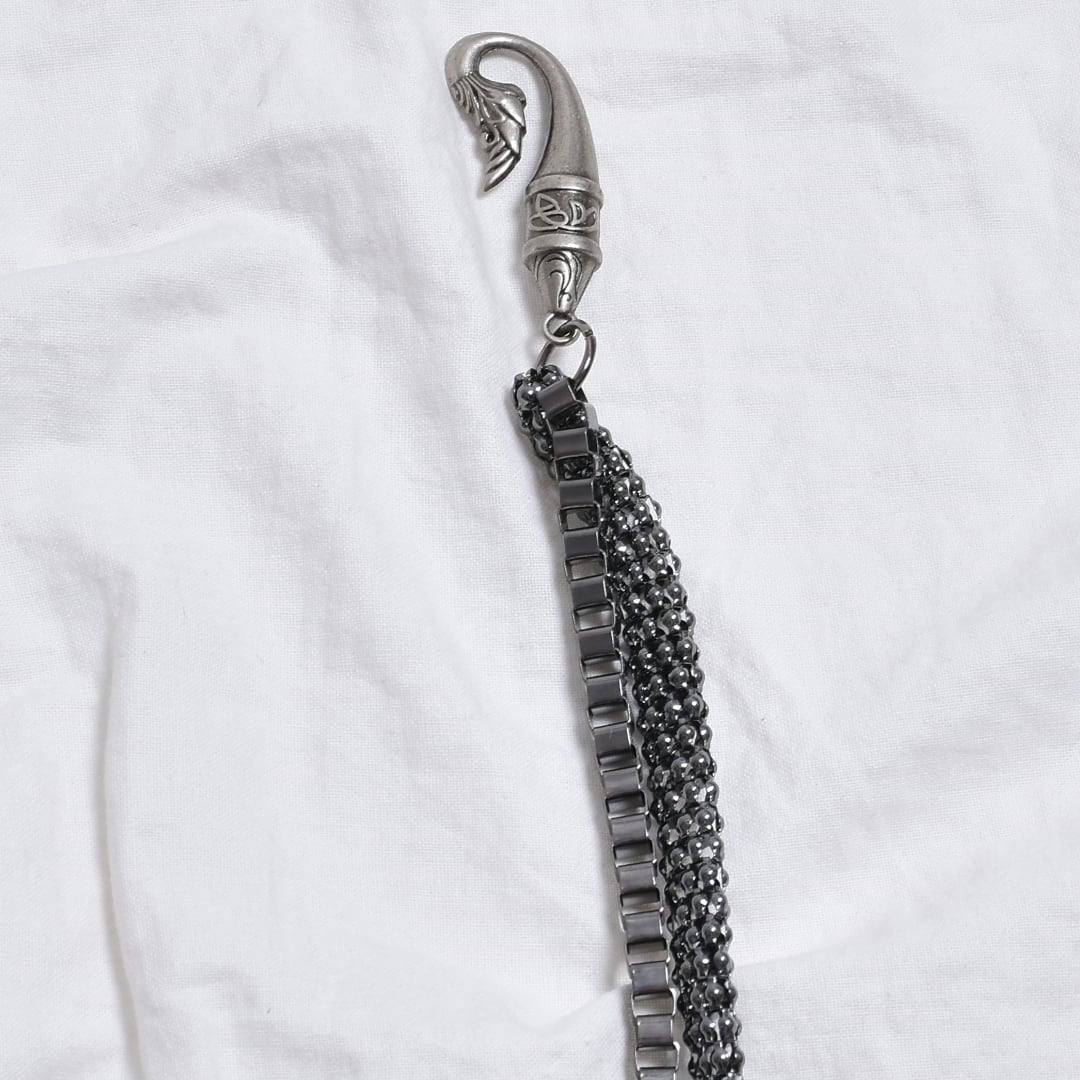 ウォレットチェーンソードチェーン Skull Sword カラビナ2連ウォレットチェーン | VOLCAN&APHRODITE