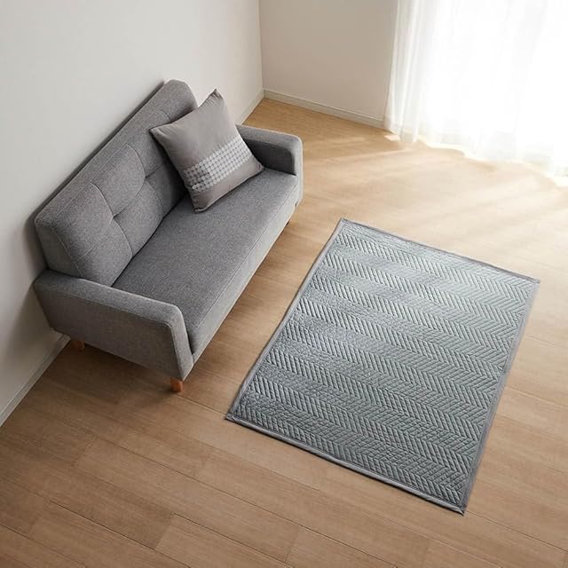 ペルシャ手織りカシュクリギャッベ 93×74cm｜風景画のような天然染料