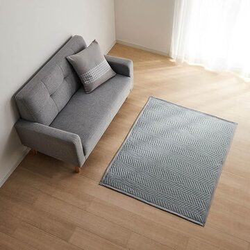 ペルシャ手織りカシュクリギャッベ 93×74cm｜風景画のような天然染料 