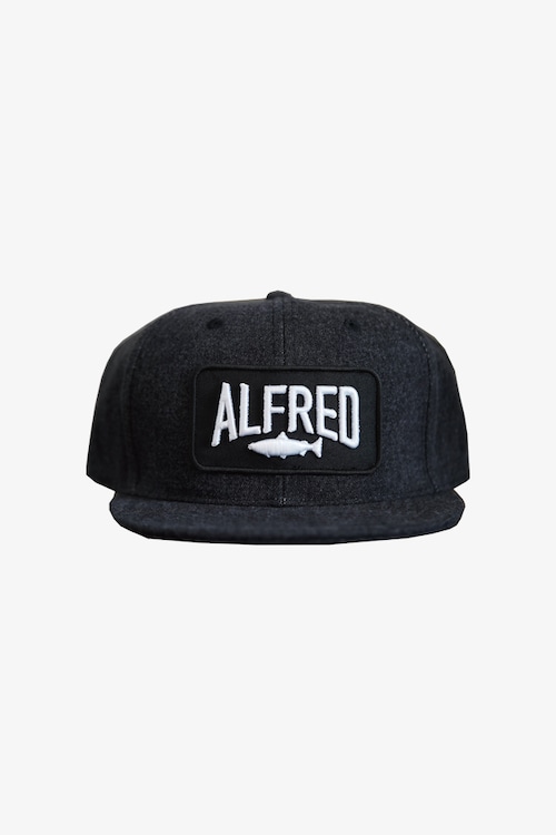ALFRED DENIM FLAT CAP