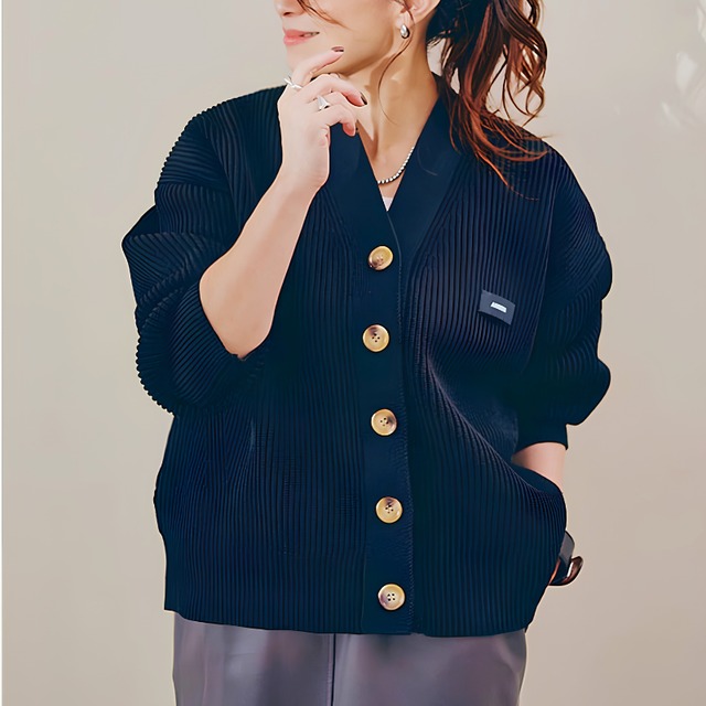 【 ANIECA 】Low Gauge Knit Cardigan / ローゲージニットカーディガン