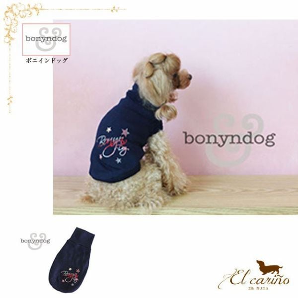 bonyndog【正規輸入】ネイビーチェック　袖なし　ネイビー 3-16934-0016