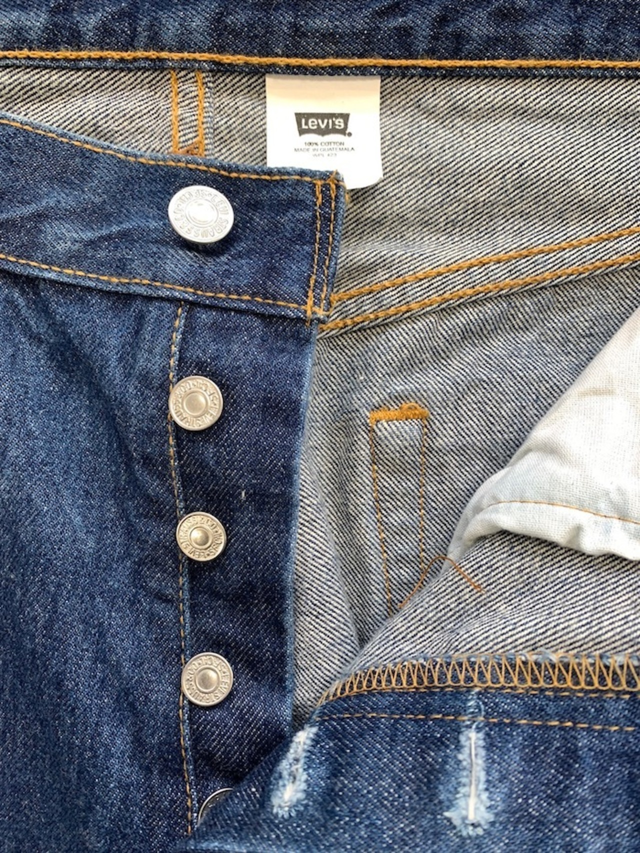 M-125 リーバイス 501 レギュラー 古着 2003年 グアテマラ製刻印324   W 84cm（ぐるり）L 68cm（股下）#copri