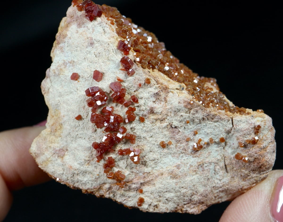 モロッコ産 褐鉛鉱 バナジン鉛鉱 59,2g VND005  鉱物　天然石 パワーストーン 原石