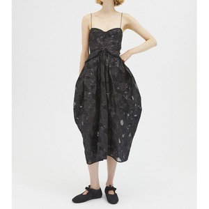 CECILIE BAHNSEN　JEORGE DRESS　BLACK