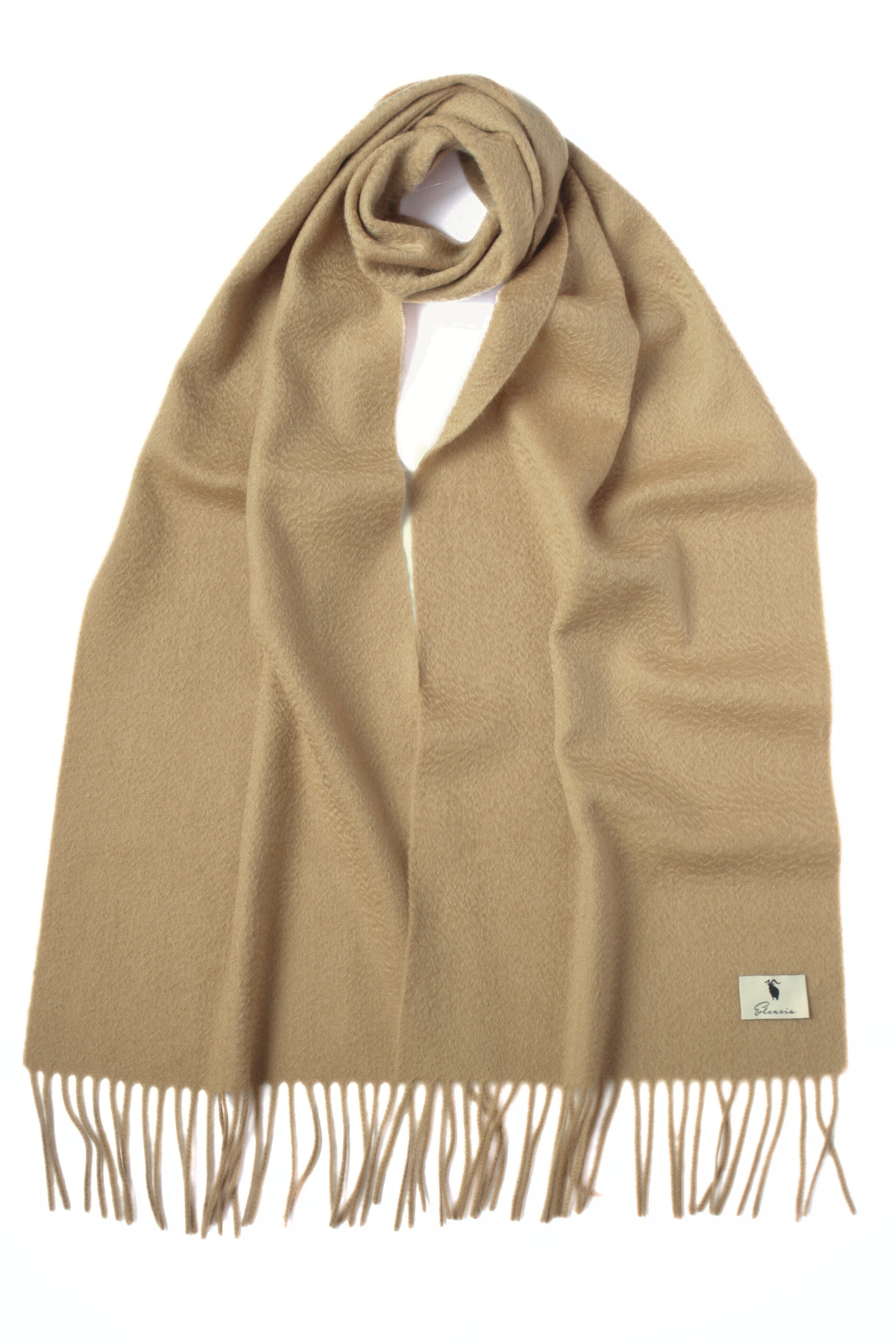 ニコライバーグマン ストール キャメル カシミヤ100% | cobyskingdom.hu 