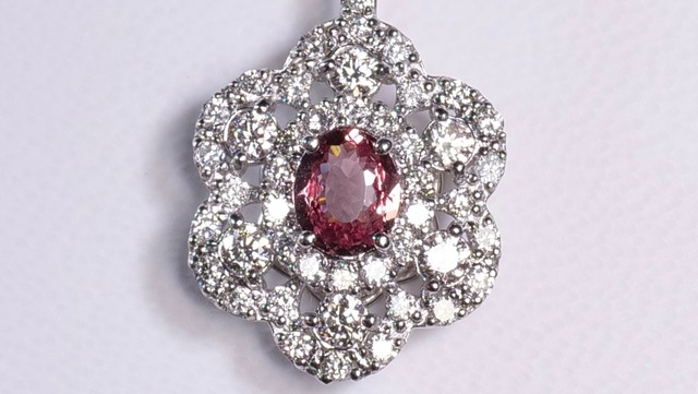 J30-11 PTパパラチアサファイアネックレス［01148028］