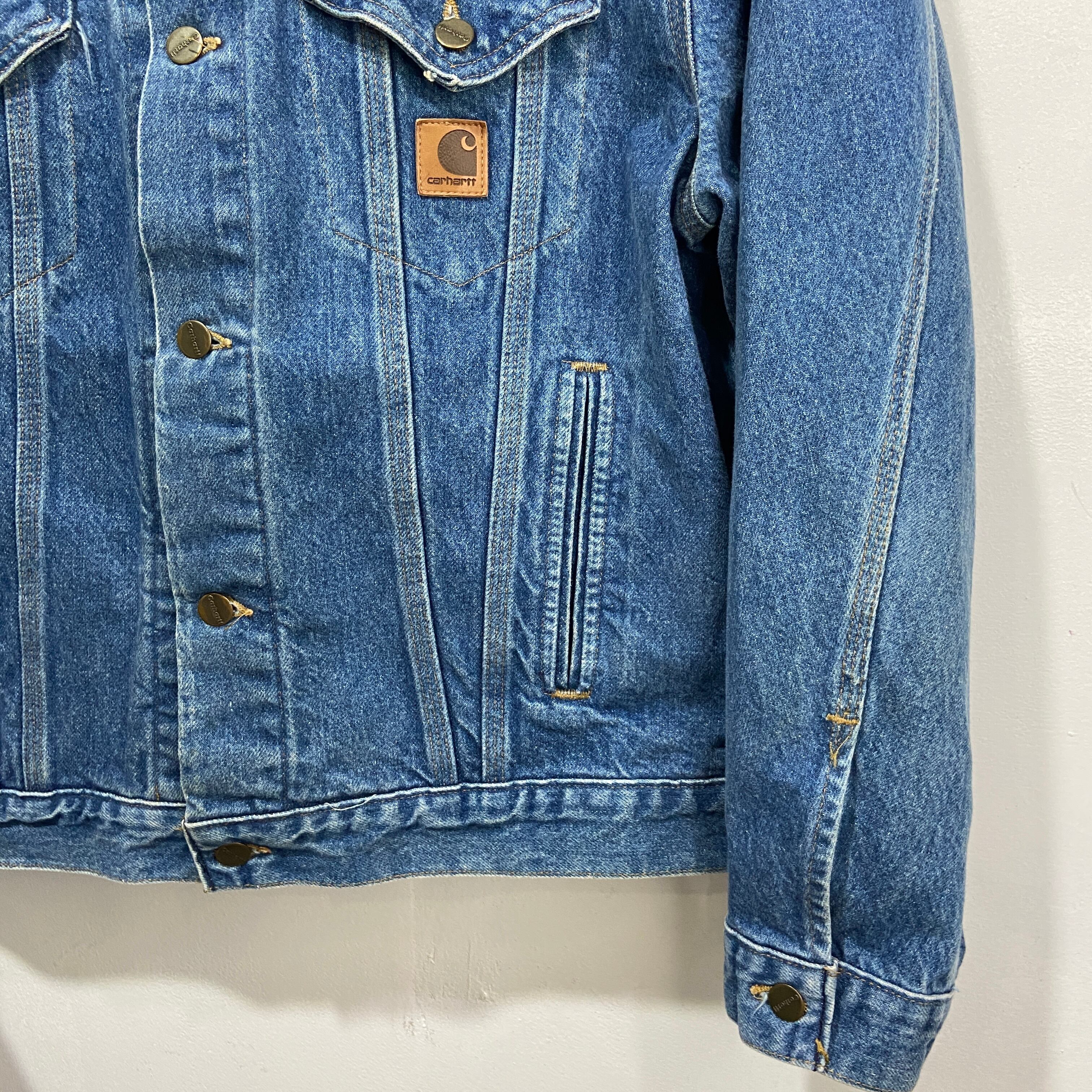 送料無料』Carhartt カーハート 90s Gジャン USA製 デニムジャケット L 