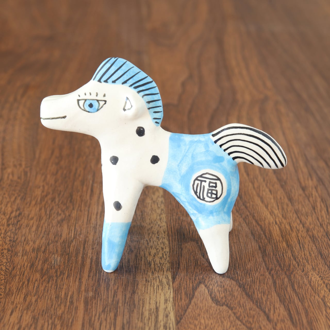 山口祥治 干支フィギュア 午(ウマ)「ウマジャロウ UJ-145」 工房:喜鶴製陶(有田焼)