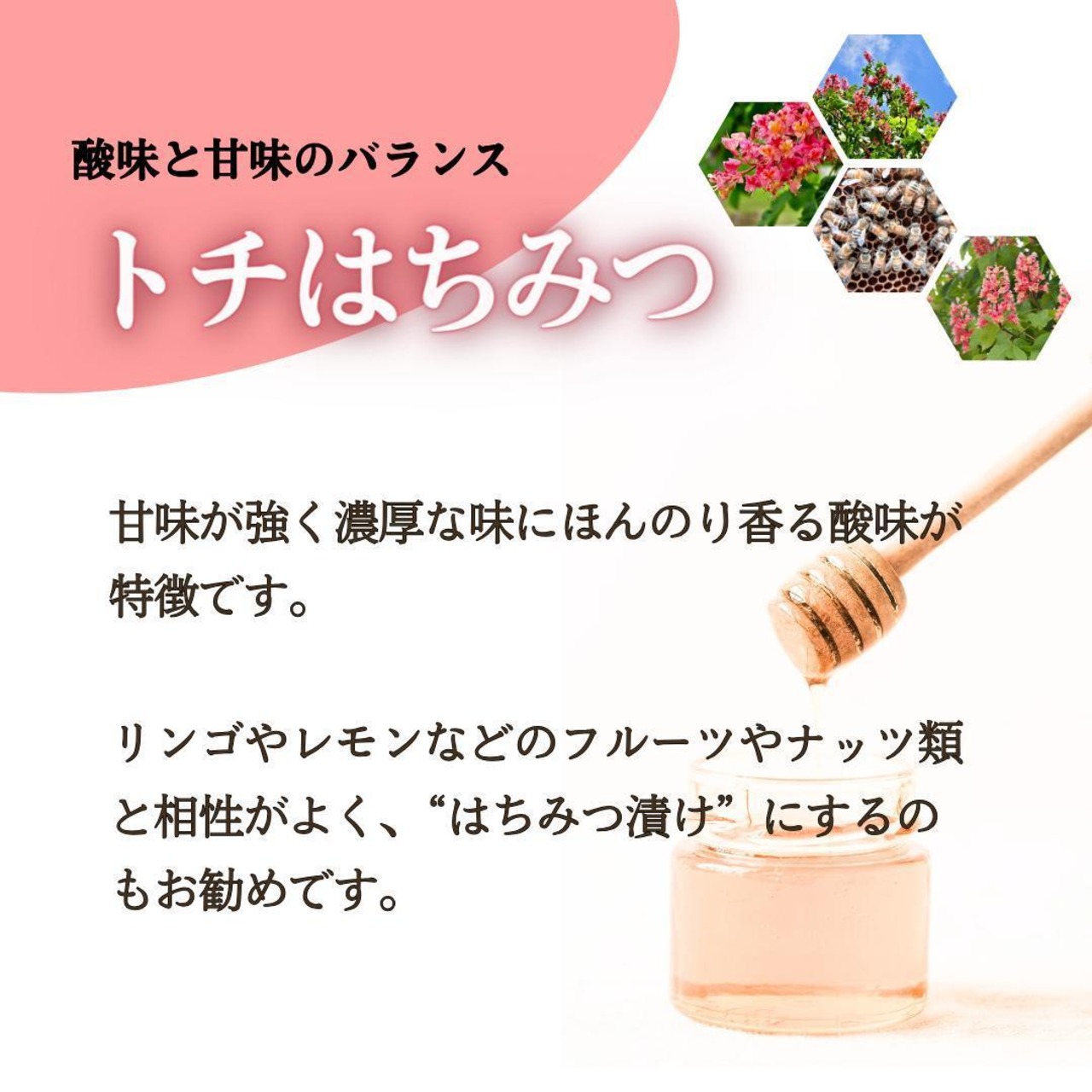 【トチ】国産はちみつ 600g×1瓶 蜂蜜 セイヨウミツバチ