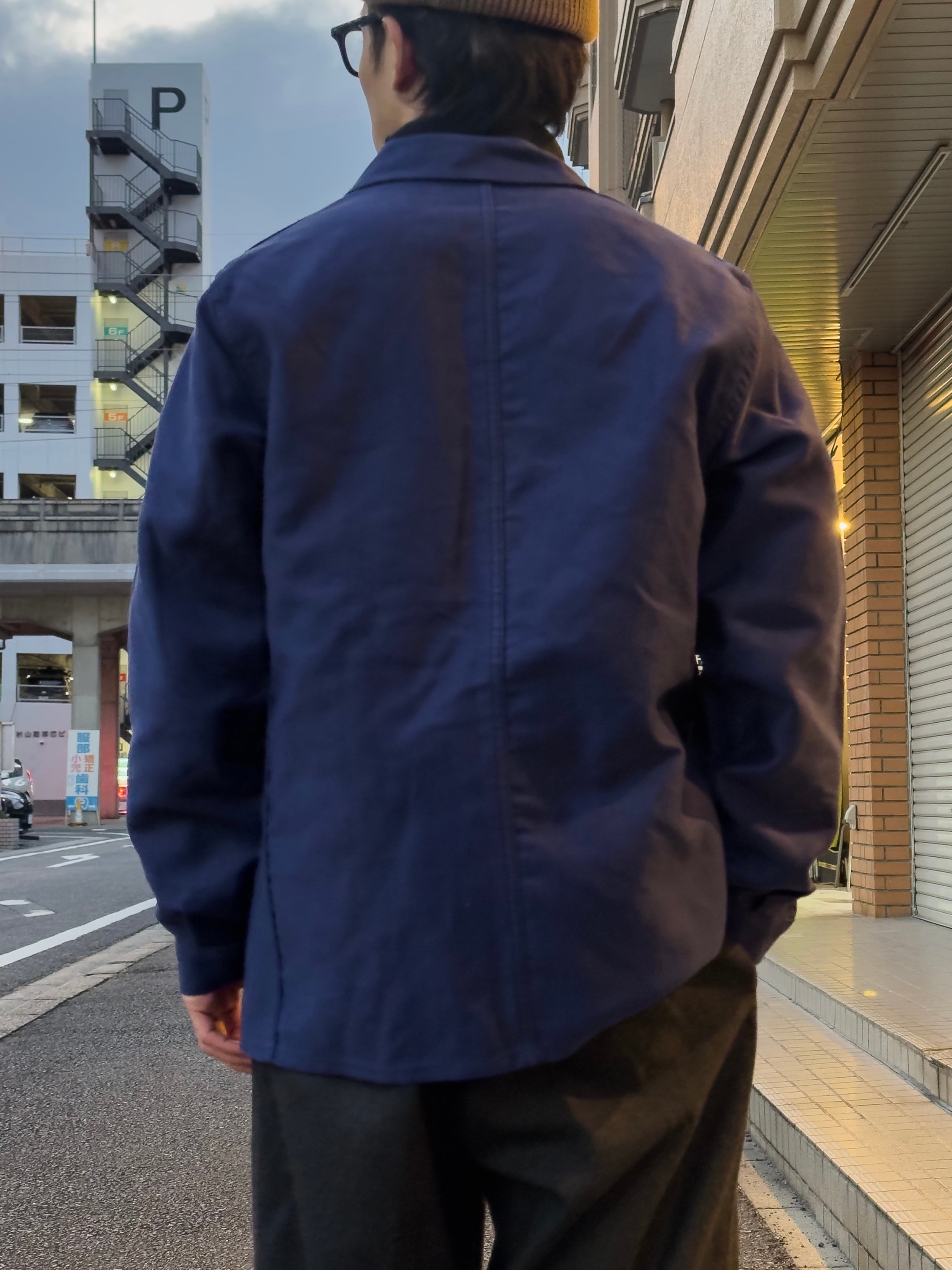 Deadstock] 50〜60's MONT-ROUGE Blue Moleskin Jacket | regnbage