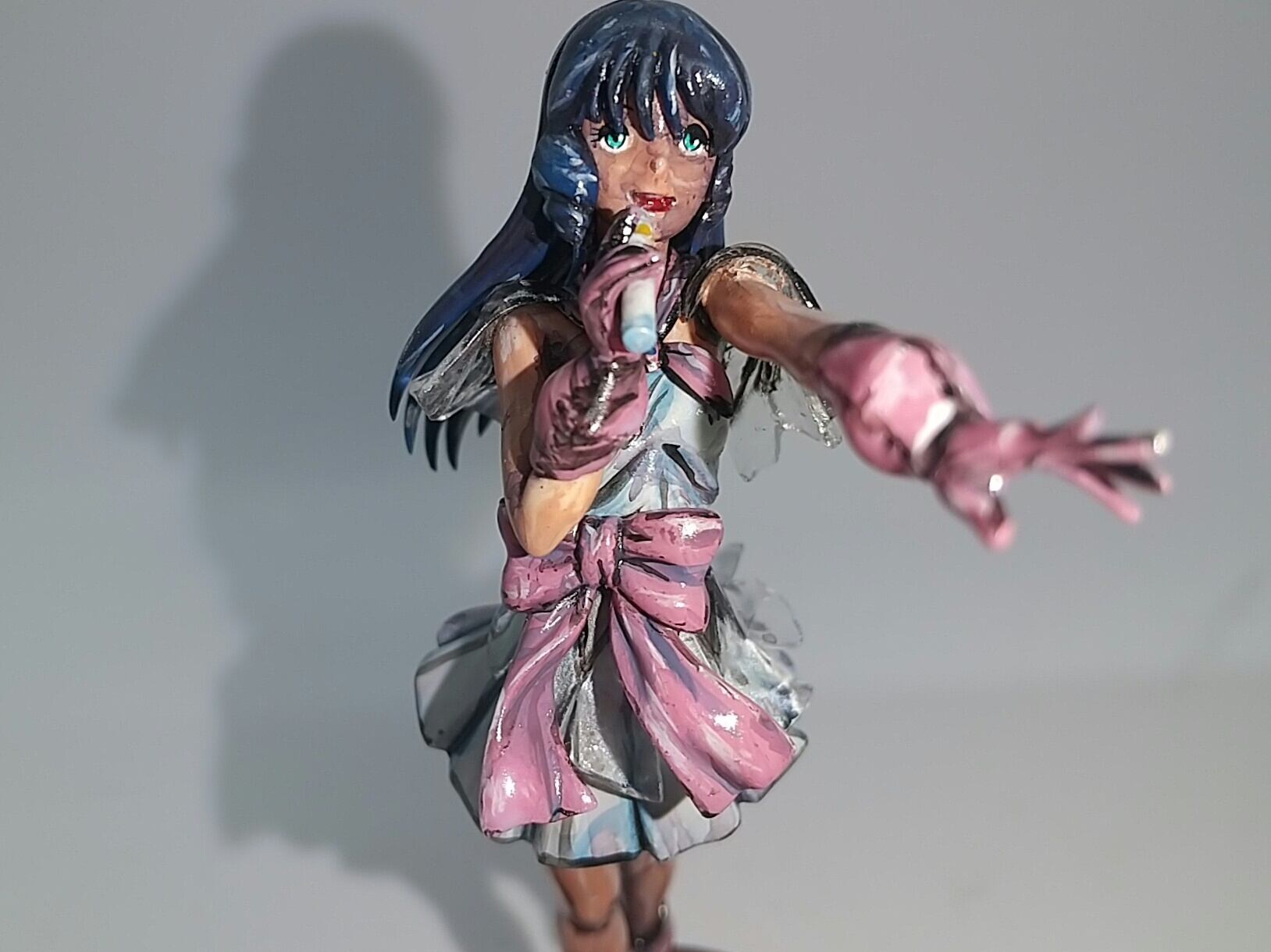 完成品プラモデル「リン・ミンメイ」～アニメ塗り（ビンテージ陶器風