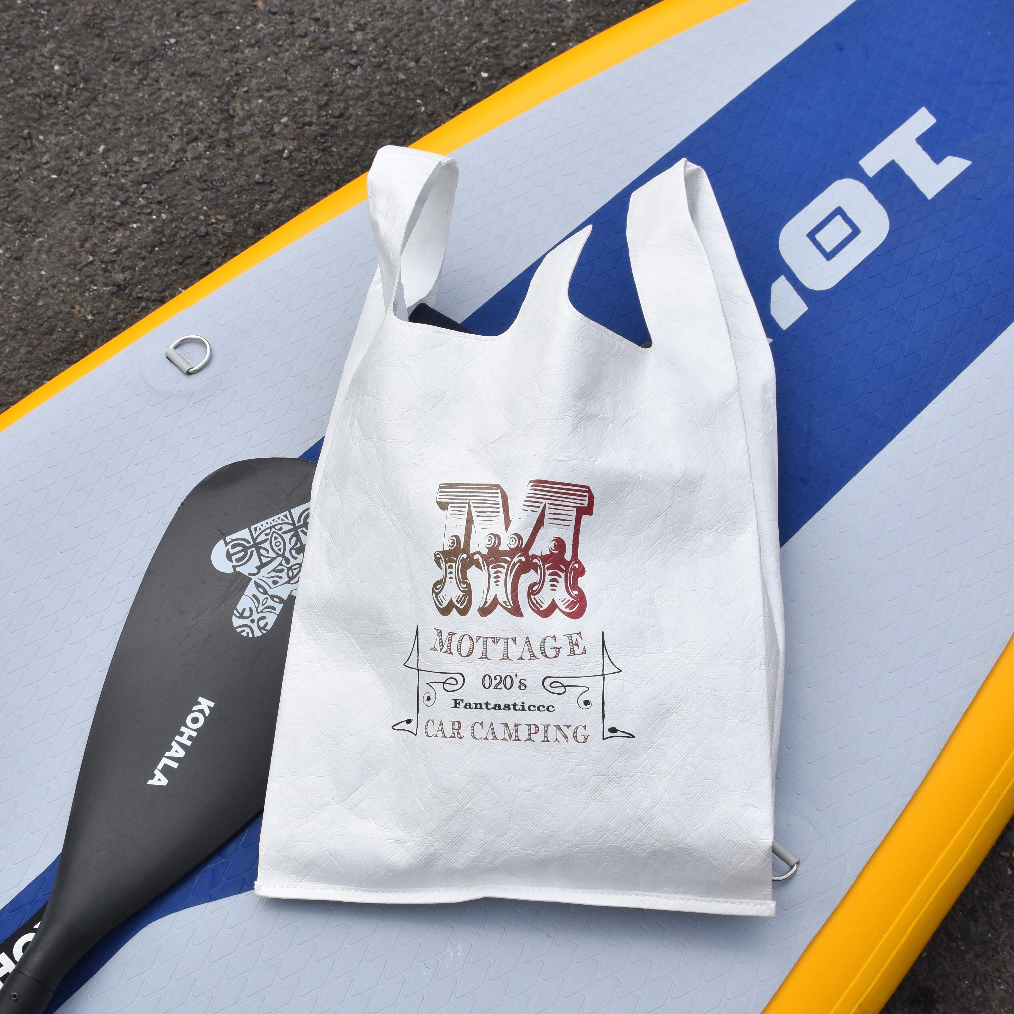 Mottage Big M convenience bag タイベック MOTTAGE アートな車中泊グッズ、カーキャンプ用品の専門店