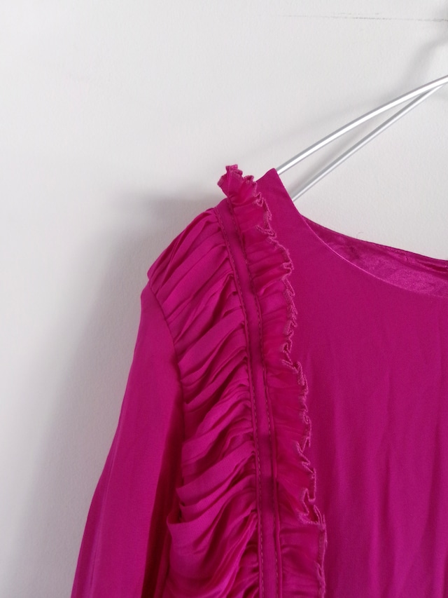 Frills design mini dress Made in Turkey | フリルデザインワンピース メイドイントルコ