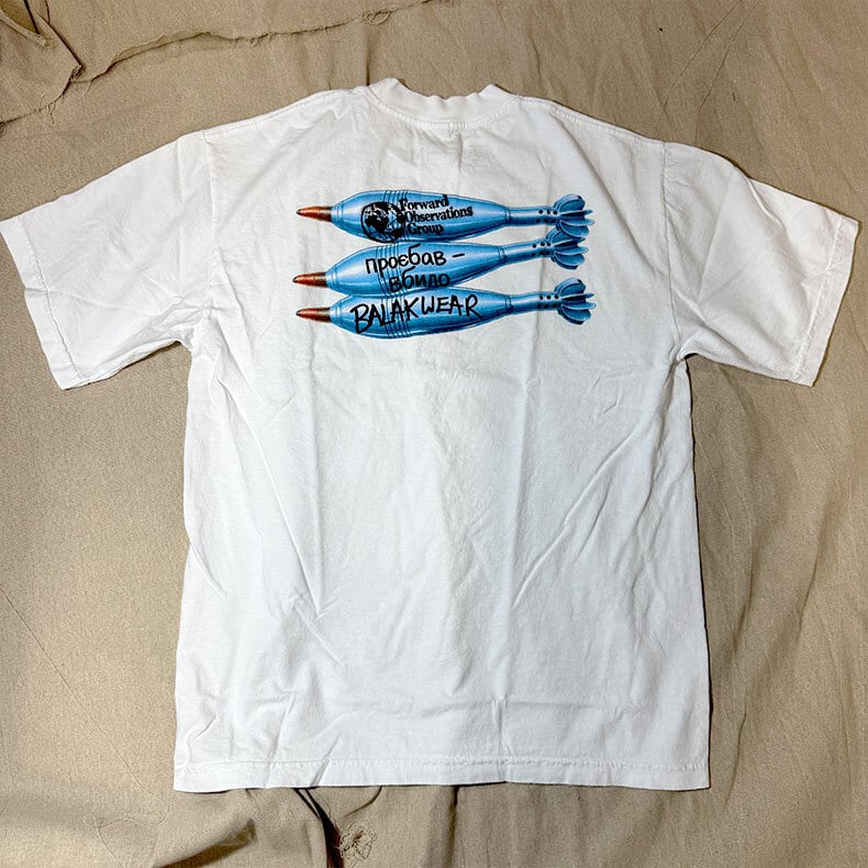 【実物】FOG Tシャツ BALAKWEAR X FORWARD FOG】Balakwear X Forward Heavy Weight White (M) | GunPlay'sWorks
