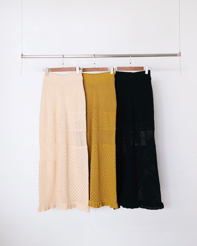 Art Knit Dress / アートニットドレス-Native Stripe
