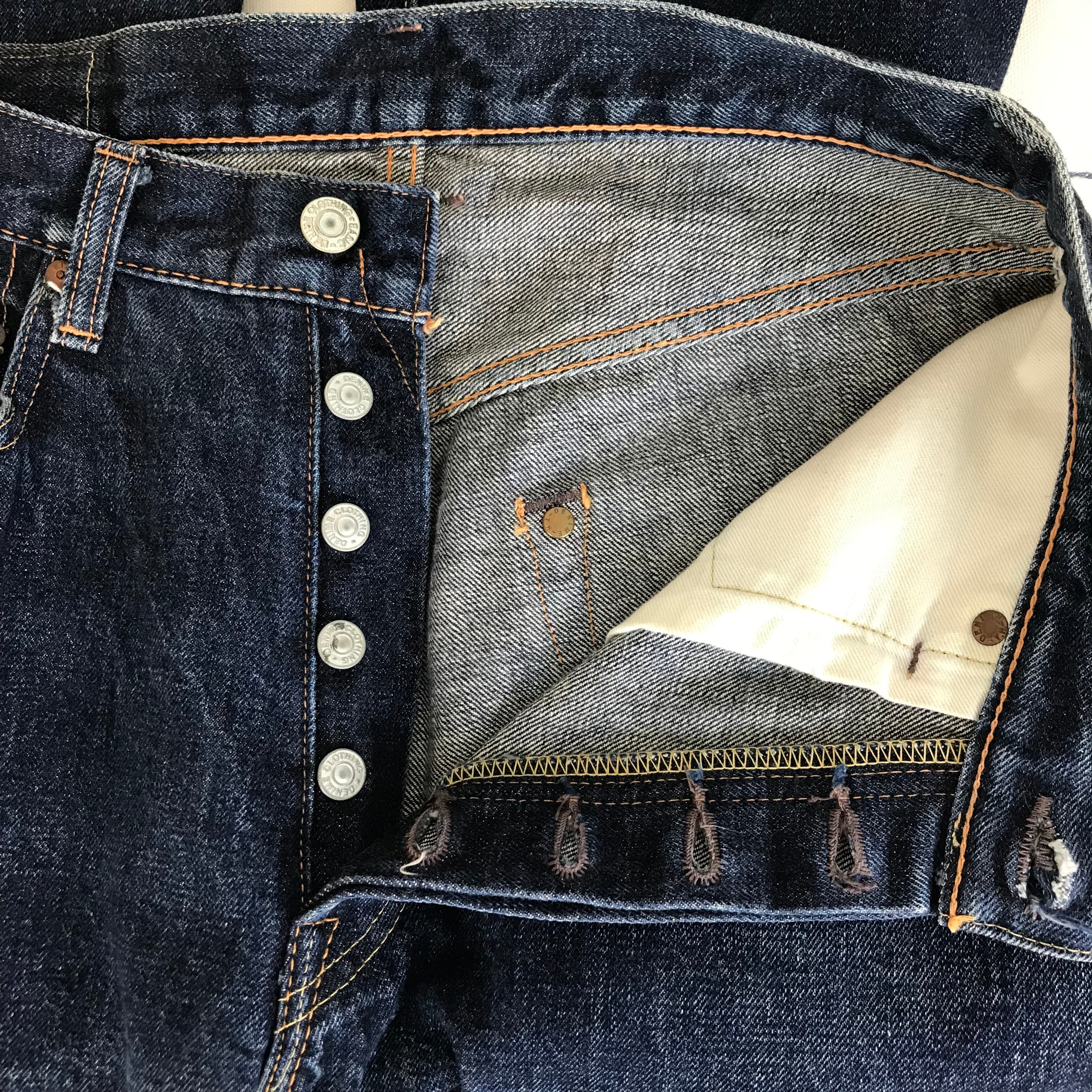 鬼ヒゲ DENIME Lot990 デニムパンツ ドゥニーム レプリカブランド 対戦 