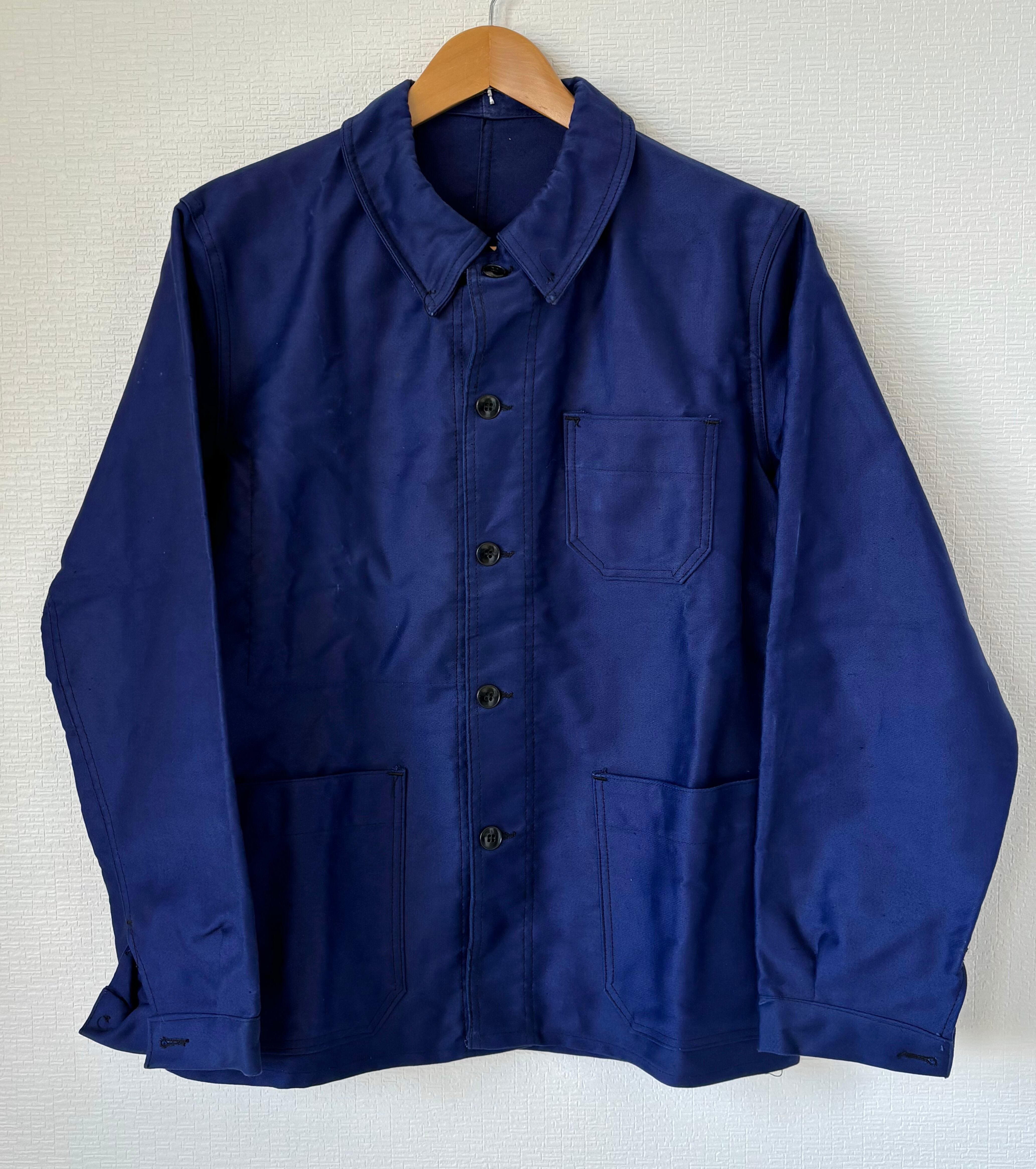 70s80s USA中綿シャツジャケットネイビーレディースMメンズS aw221 70s 80s USA 中綿 ナイロン シャツ ジャケット ネイビー ブルー