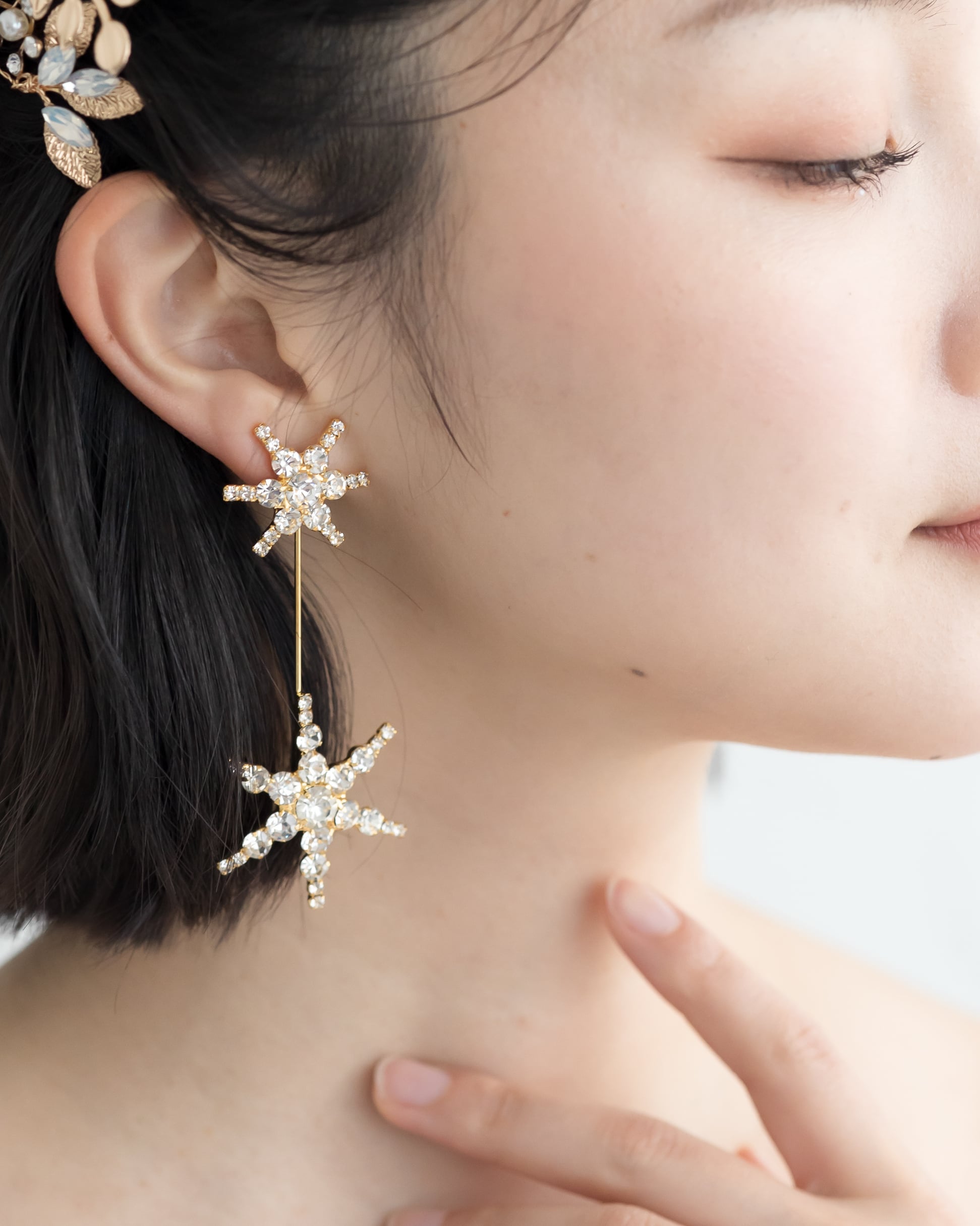 G.BINSKY ピアス ブライダル ブライダルピアスゴールド【AE2207-26G】 | ブライダルアクセサリー