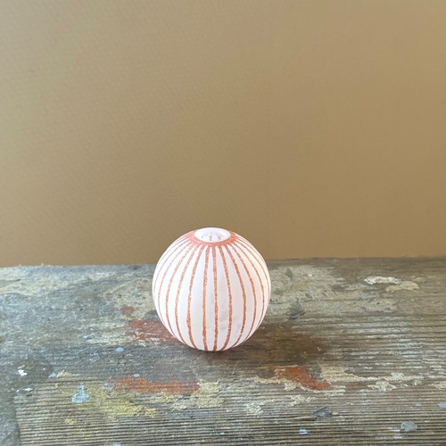 山崎 雄一　一輪挿しS  stripe(maru）