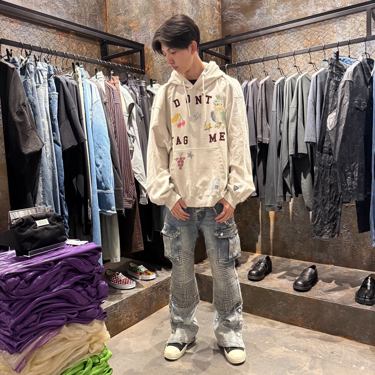 【Maison MIHARA YASUHIRO】KIDS DOODLE SWEAT HOODIE - 12