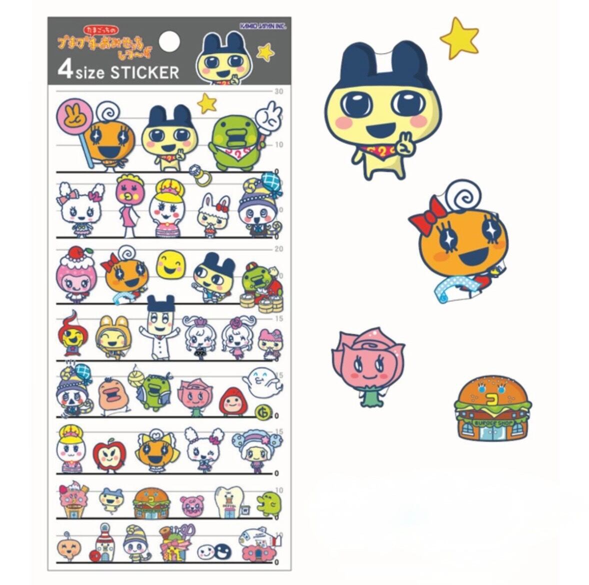 4サイズステッカー たまごっち①プチプチおみせっちA | candybox