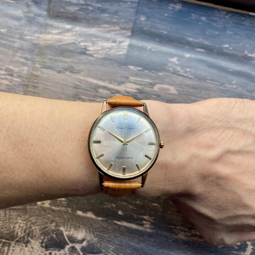 動作良好】セイコー クラウン アンティーク 腕時計 1963年 手巻き