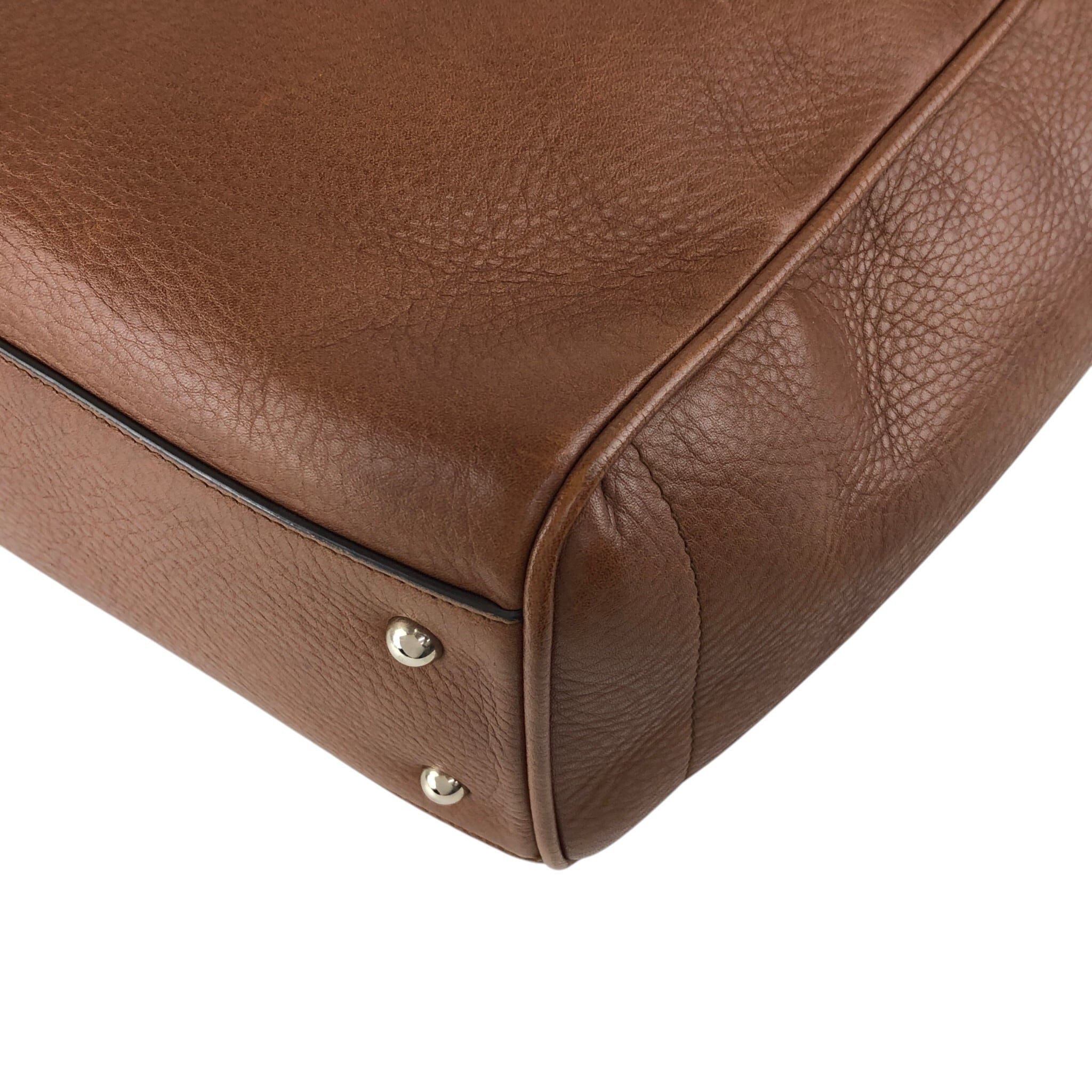 LOEWE ロエベ ヘリテージ トートバッグ ブラウン レザー vintage