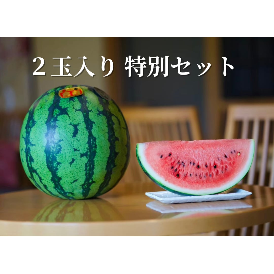 すず丸スイカ 2玉特別セット