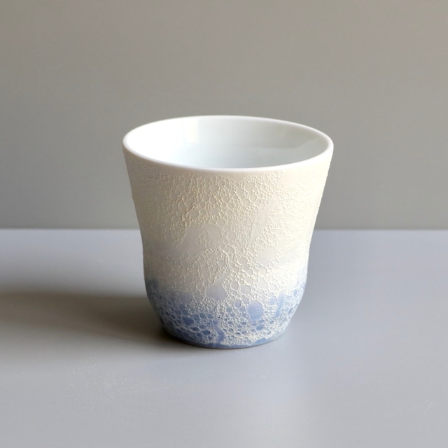 瑠璃泡 杵型カップ  Blue foam  Pestle cup