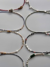 2color -  Simple Beads Necklace［BZN31］