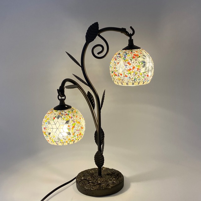 トルコモザイクランプ リーフ Zakurotokyo