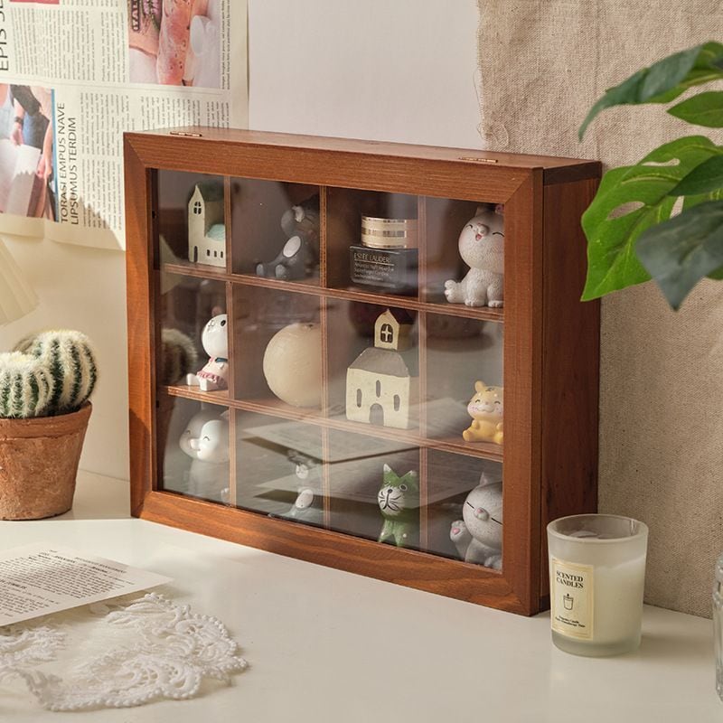 ボックスオーガナイザー 仕分け機 木箱 ティーバッグ チェスト