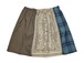 NETSU – Lace & Check Patchwork Skirt