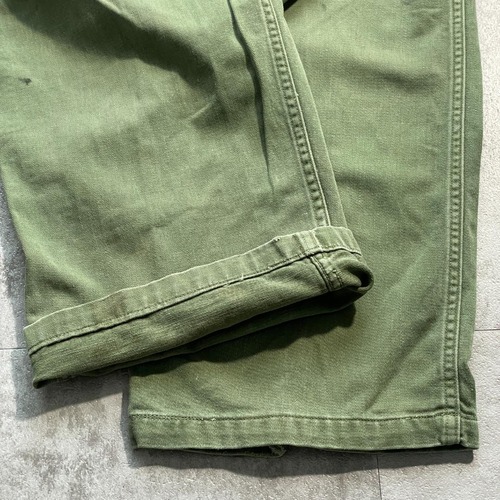 60s アメリカ軍 実物 OG107 初期型 ベイカーパンツ 1st w32 詳細写真4