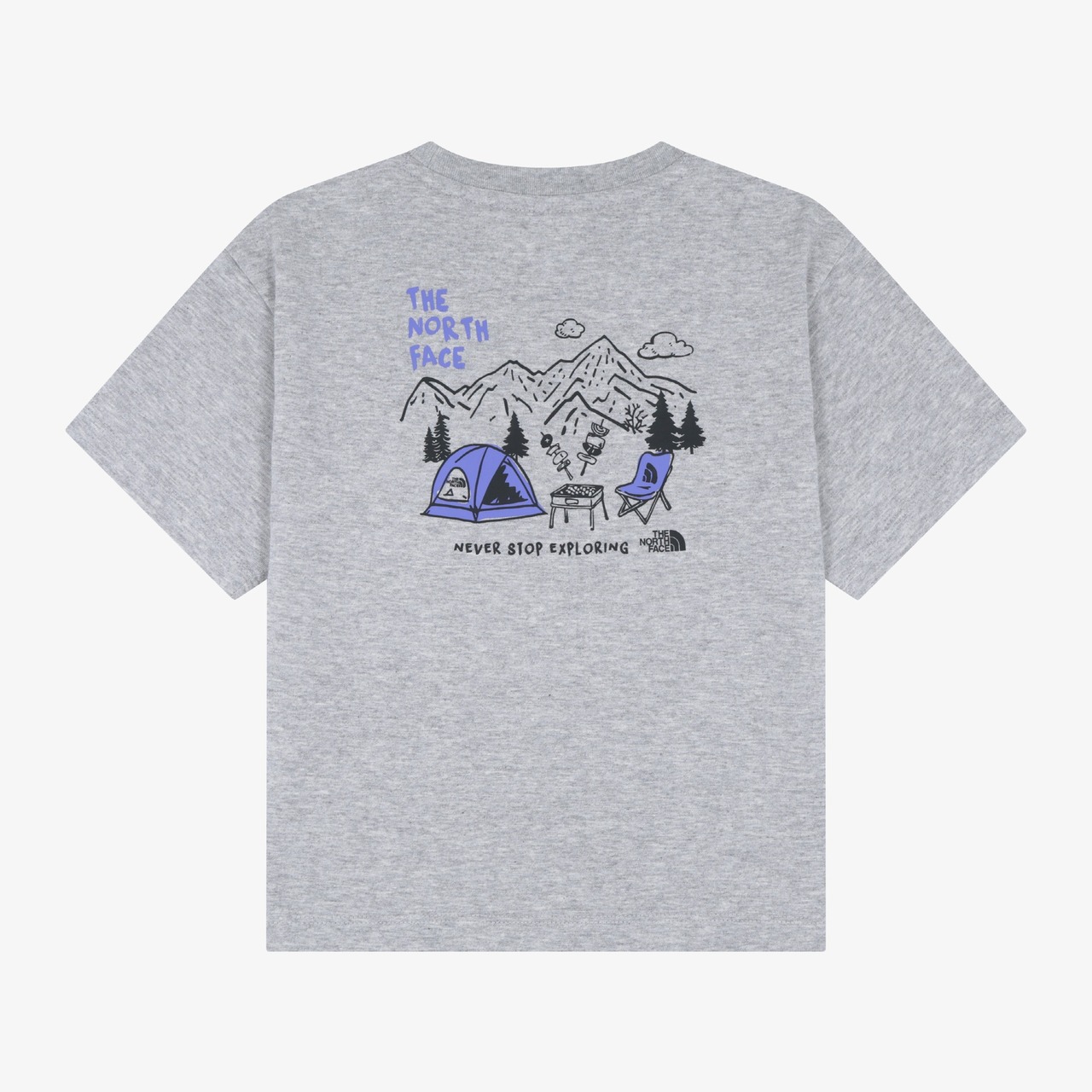 [The North Face Korea] K'S HIKE CAPRI CREW SET NT7US14U