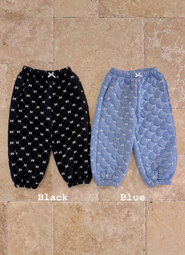 予約⌇poisson / Ribbon jogger pants