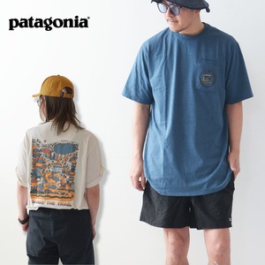 Patagonia [パタゴニア正規代理店] M's Commontrail Pocket Responsibili-Tee [37772-24] メンズ・コモントレイル・ポケット・レスポンシビリティー・半袖Tシャツ・キャンプ・アウトドア・アクティビティ・MEN'S / LADY'S [2024SS]