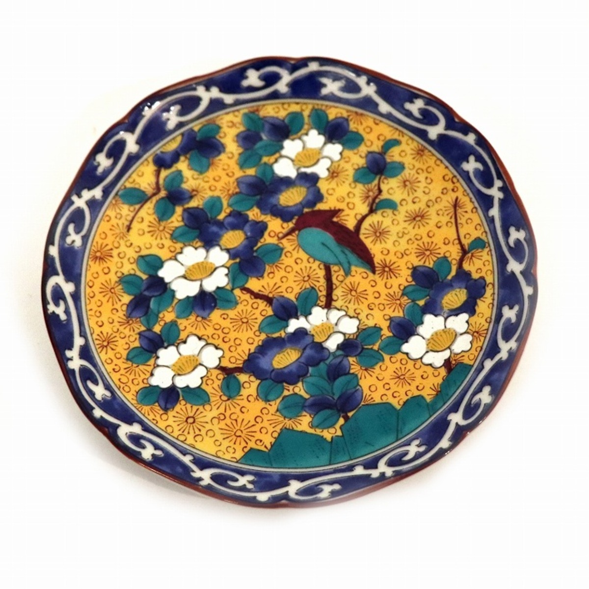 第弐陶器・丸皿・小皿・飾り皿・絵皿・古九谷風・No.190805-43・梱包 