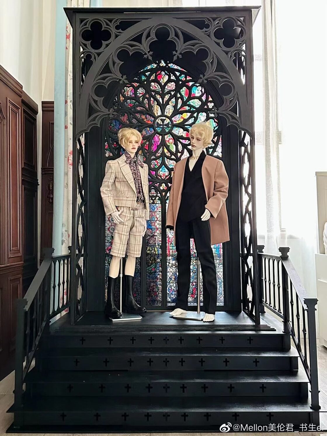 ◇ドール家具◇「ゴシック教会の花窓 1/3大」 | PAY ID