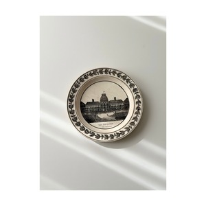 Creil et Montereau 　クレイユモントロー　/ 　“LES TUILERIES”  グリザイユプレート　1800-1825s