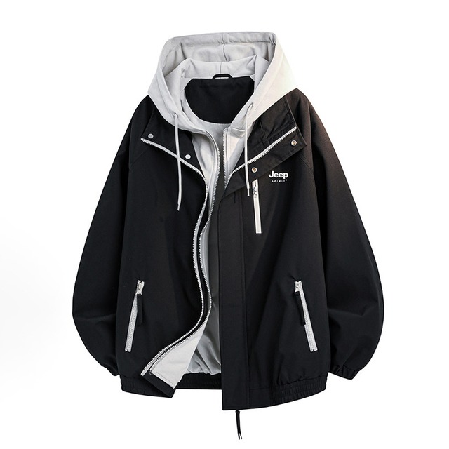 ♥デートもアウトも、これ一つ!【WSシリーズ】★ジャケット★ 6color アウター ユニセックス フェイクレイヤード