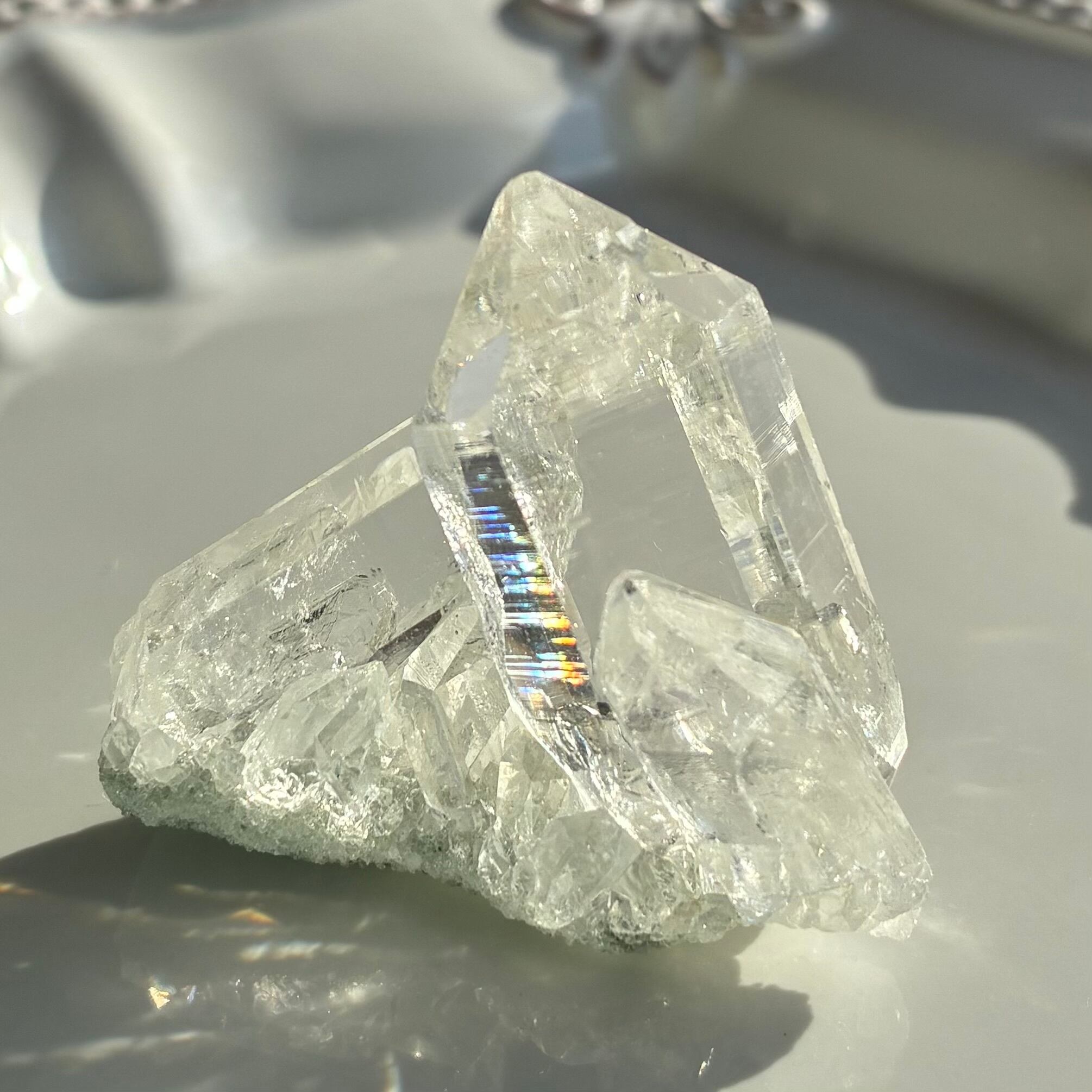 ！神聖！希少極上！マニハール産 水晶 キラキラクラスター 神聖！希少極上！マニハール産 水晶 キラキラクラスター