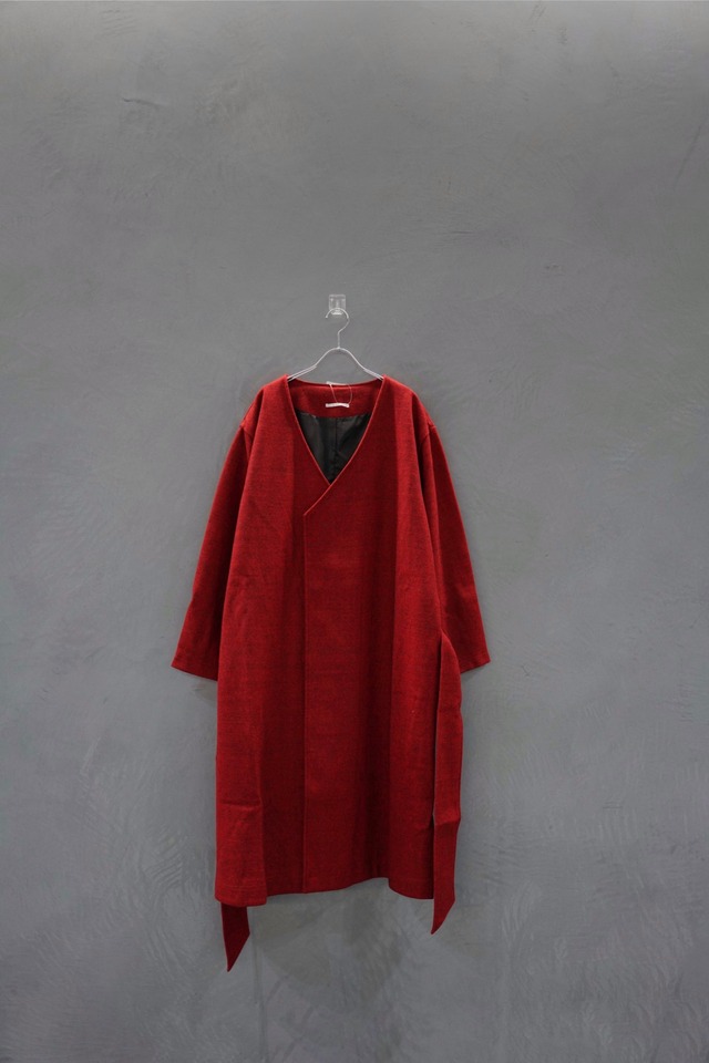 【last 2 archive price】 keisukeyoneda wa gown coat  red×black